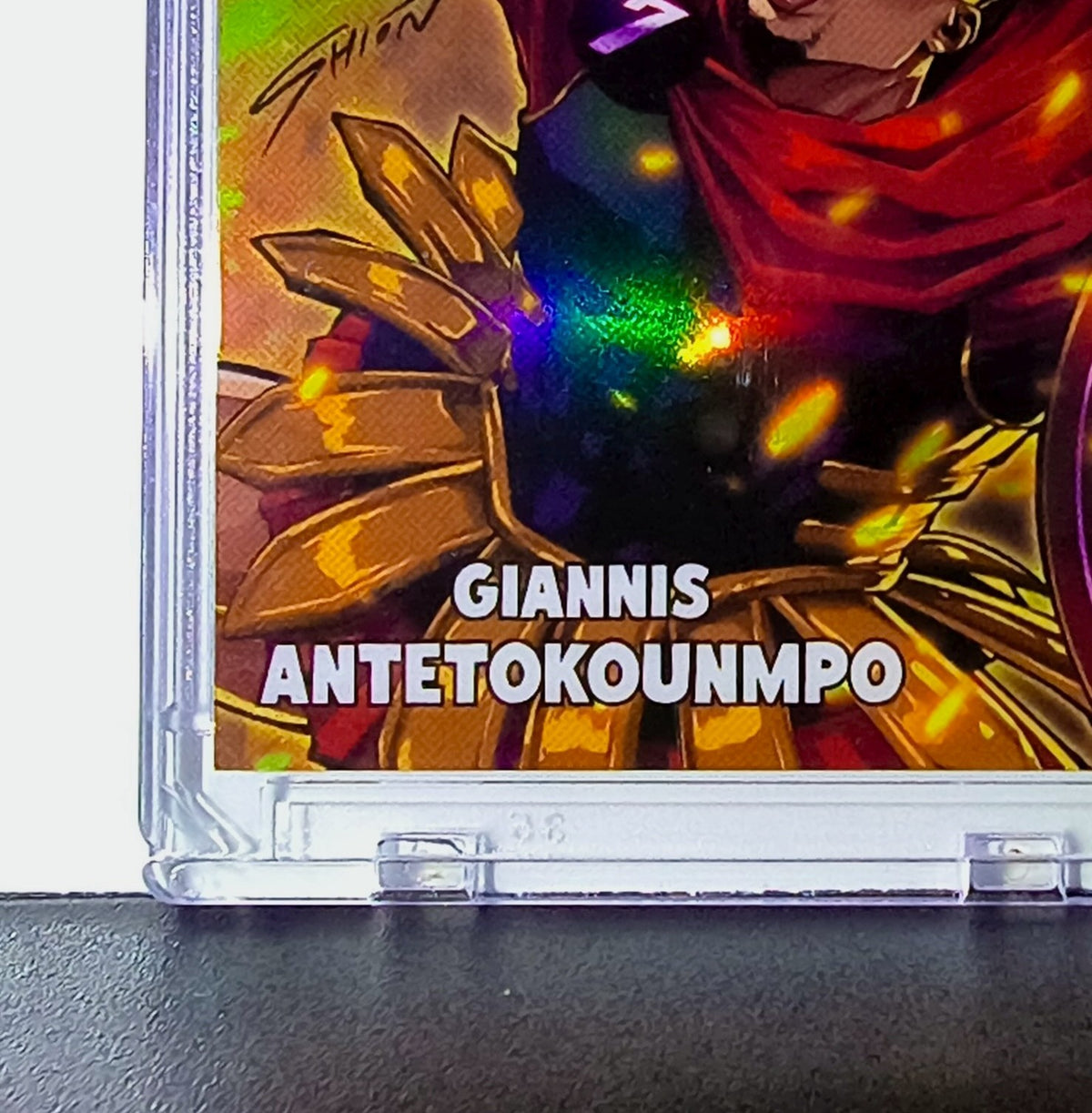 Giannis Antetokounmpo 2026 NBA Leaf Anime Nation #OVA-13 Basketball Card Heat