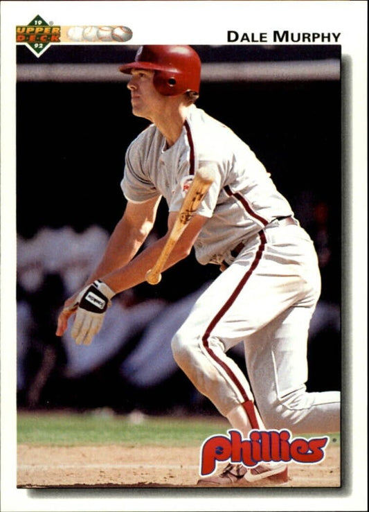 Dale Murphy 1992 Upper Deck MLB #127 Baseball Card Philadelphia Phillies