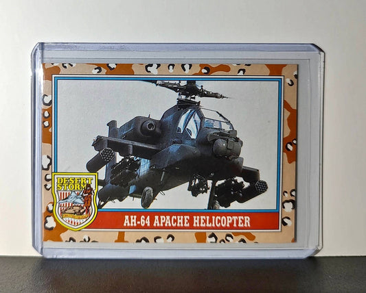 AH-64 Apache Helicopter 1991 Topps Desert Storm #164 Card