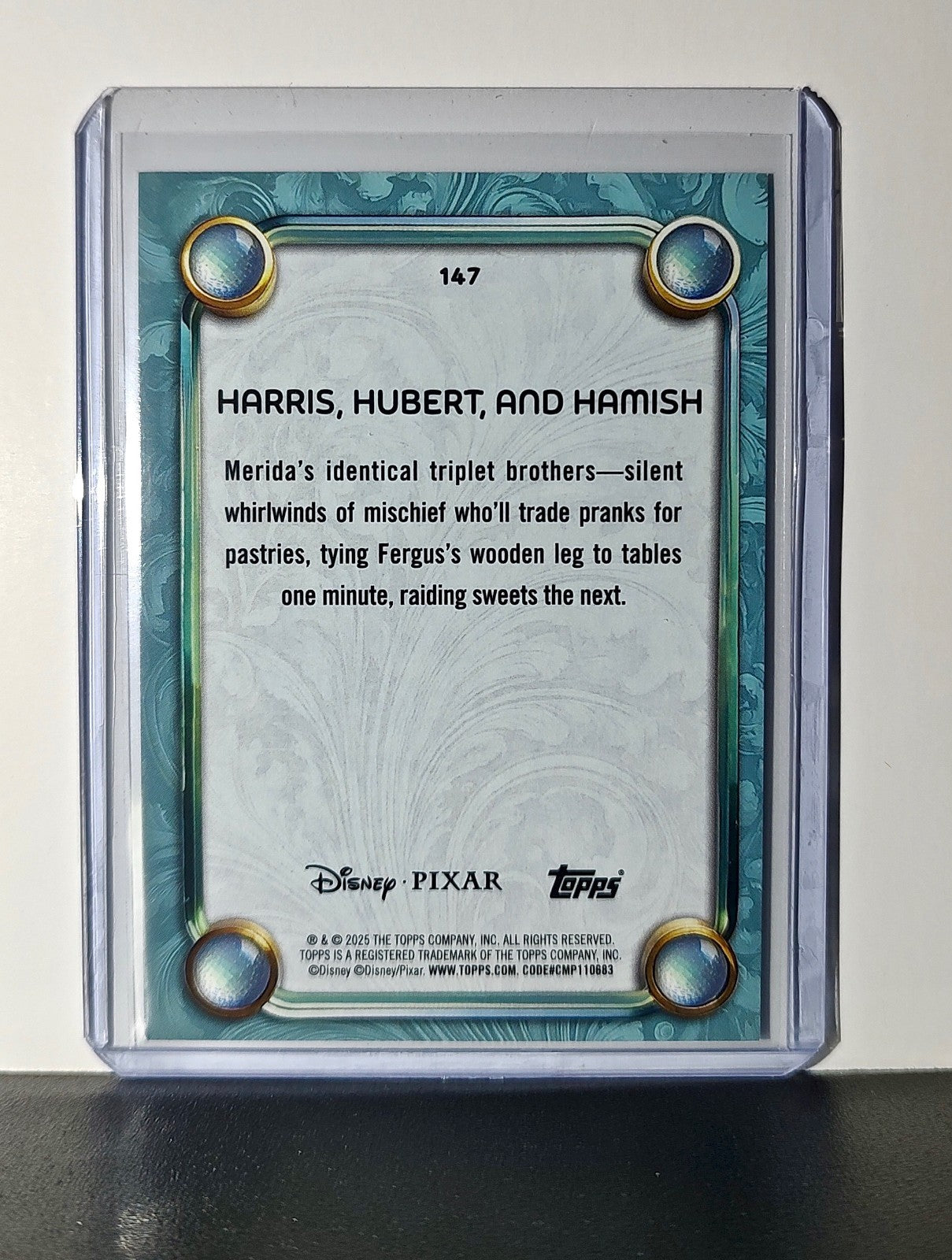Harris, Hubert, and Hamish 2025 Topps Disney Wonder #147 Diamond Card Brave