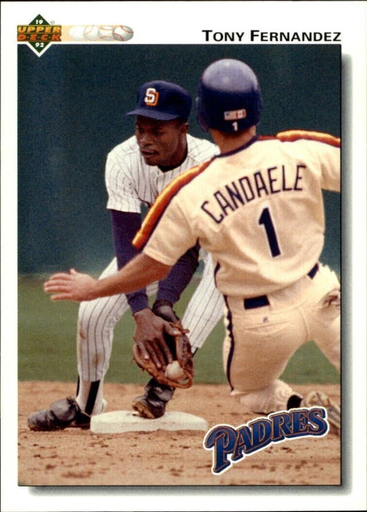 Tony Fernandez 1992 Upper Deck MLB #272 Baseball Card San Diego Padres