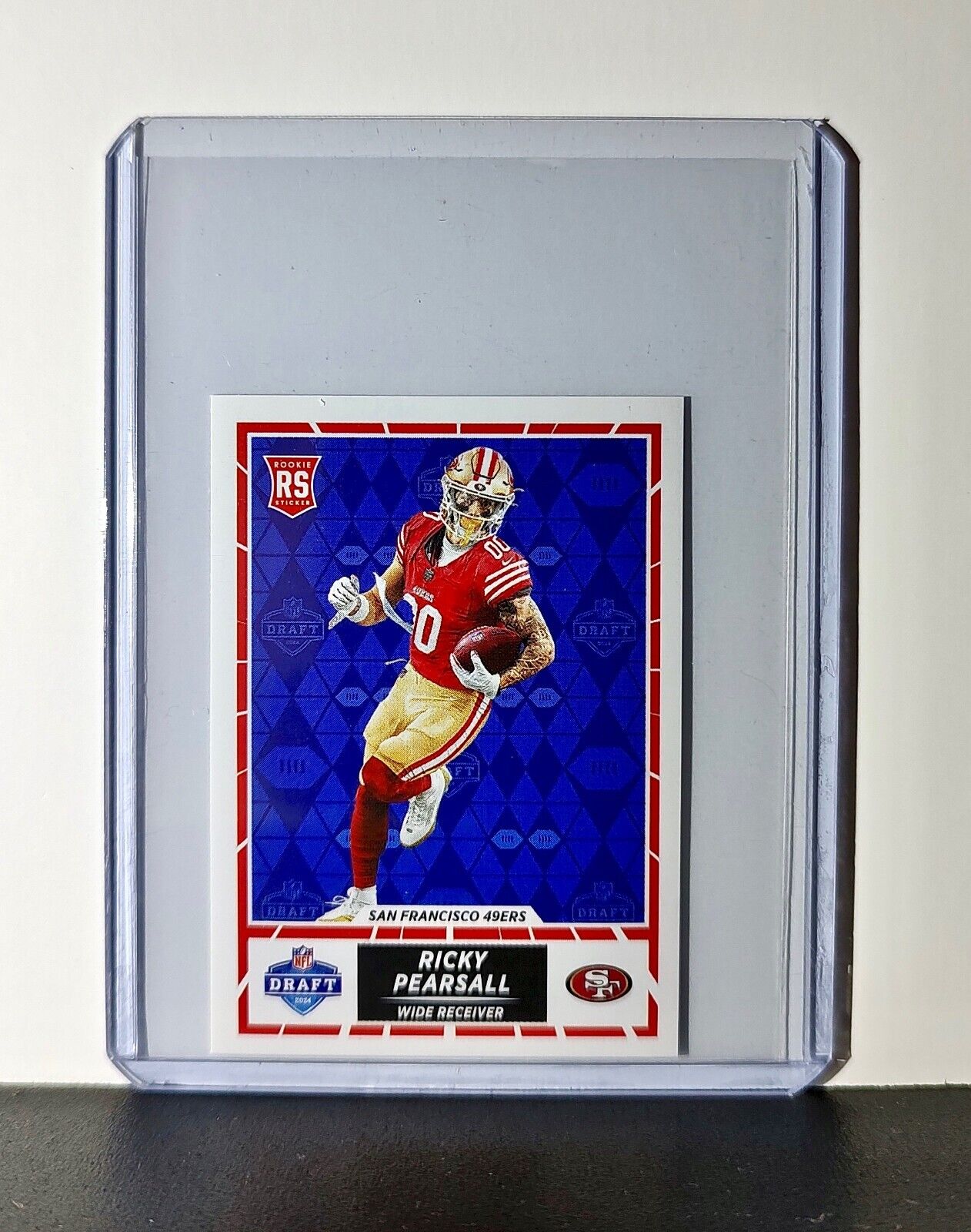 Ricky Pearsall Rookie 2024 Panini NFL Sticker #557 NFL Draft San Francisco 49ers