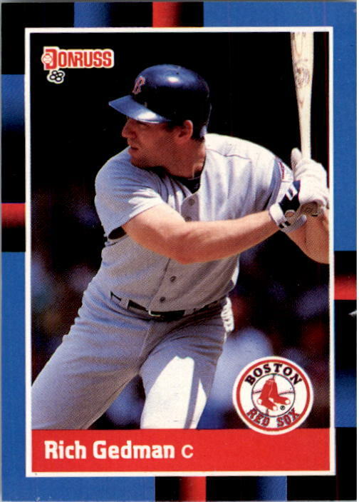 1988 Rich Gedman Donruss Baseball Card #129