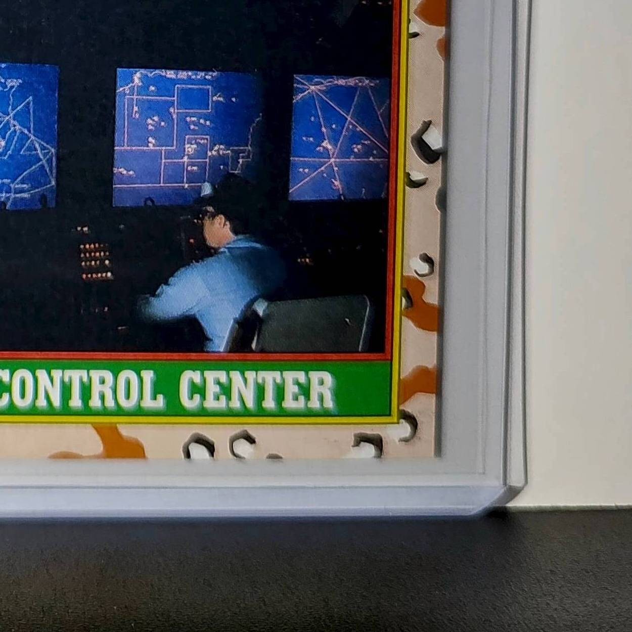 Aegis Control Center 1991 Topps Desert Storm #67 Card