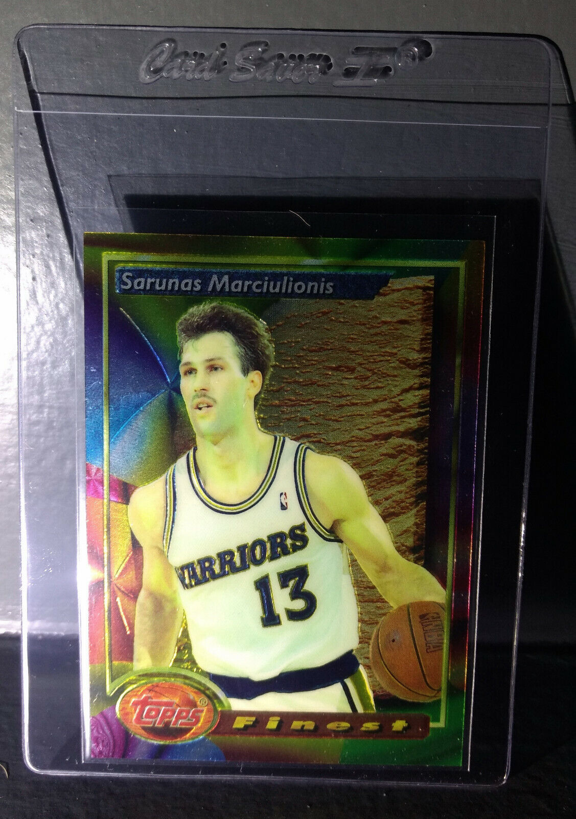 1993-94 Topps Finest Sarunas Marciulionis #12 Basketball Card