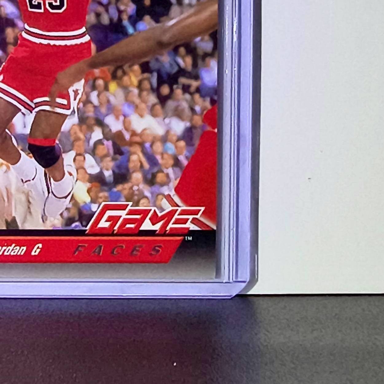 Michael Jordan 1992-93 Upper Deck Game Faces #488 Basketball Card Chicago Bulls