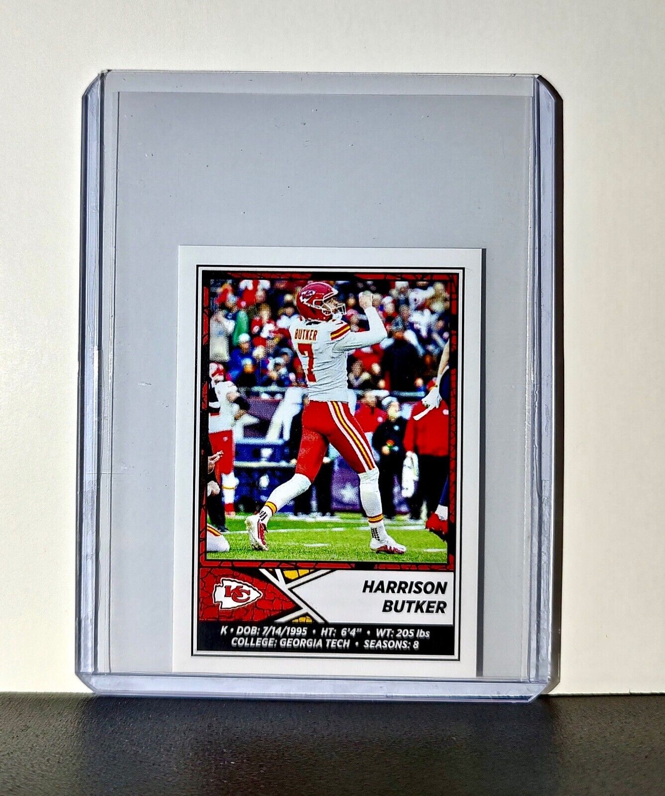 Harrison Butker 2024 Panini NFL Sticker #263 Kansas City Chiefs