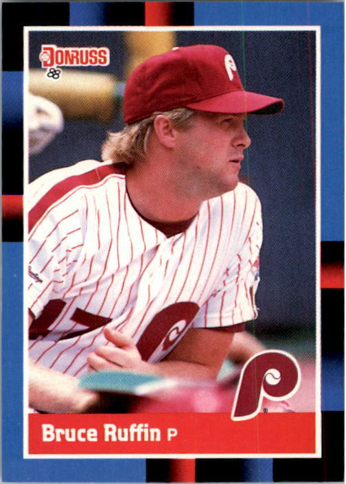 1988 Bruce Ruffin Donruss Baseball Card #165