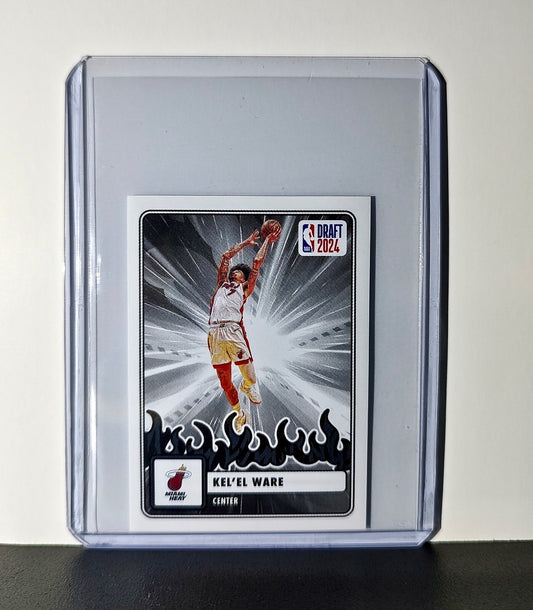 Kel'El Ware Rookie Draft 2024-25 Panini NBA #93 Sticker Card Miami Heat