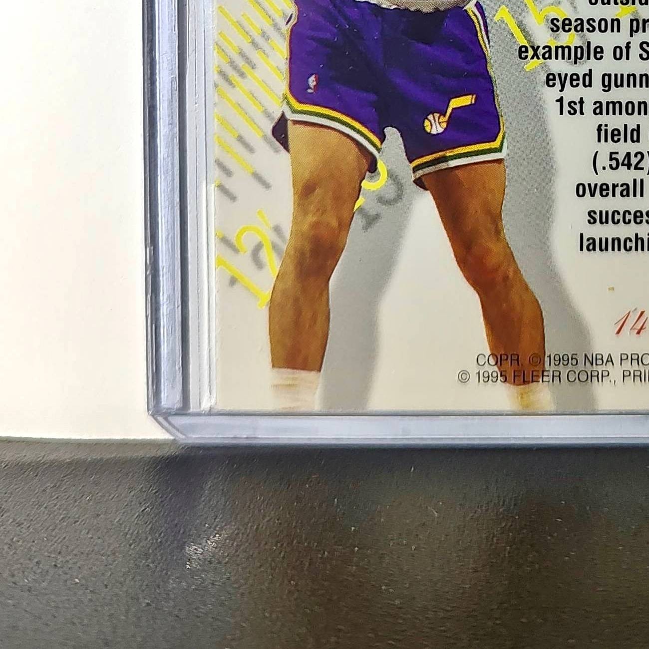 John Stockton 1995-96 Flair NBA #14 Perimeter Power Card