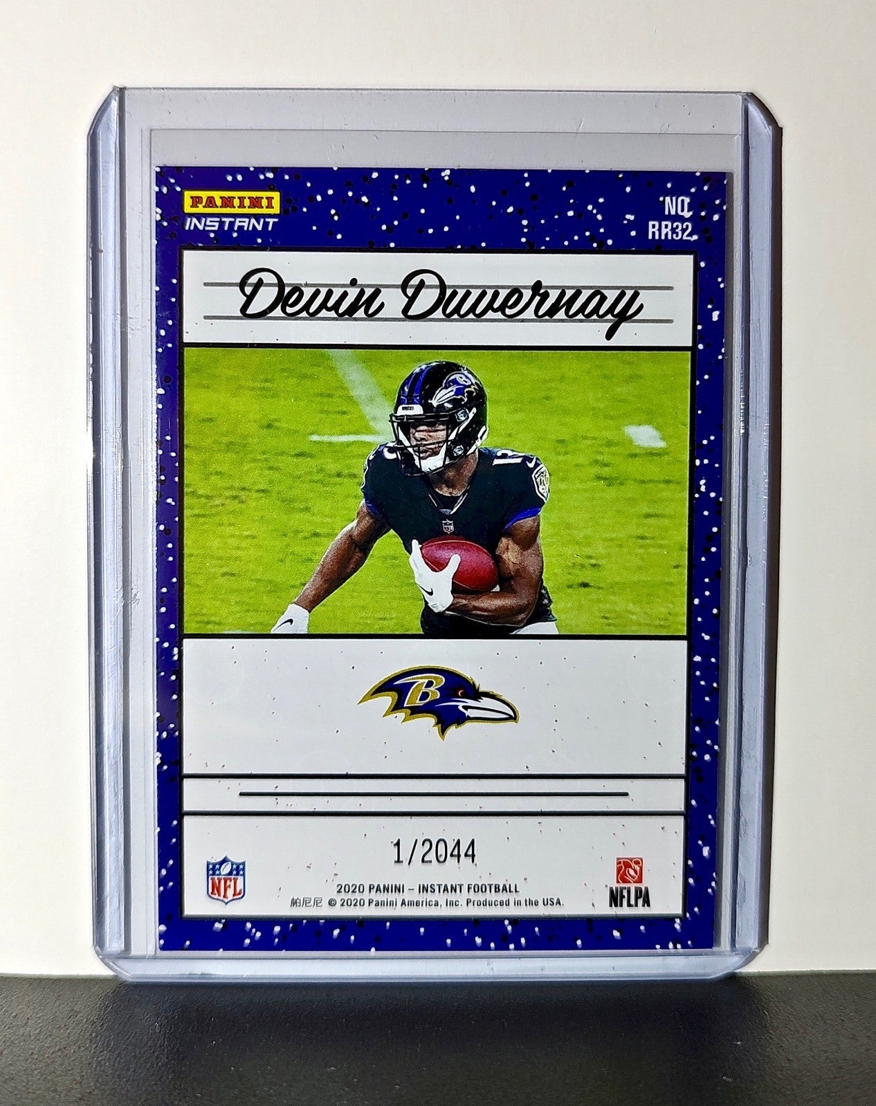 Devin Duvernay Rookie 2020 Panini NFL #32 Rated Rookie Card Baltimore Ravens