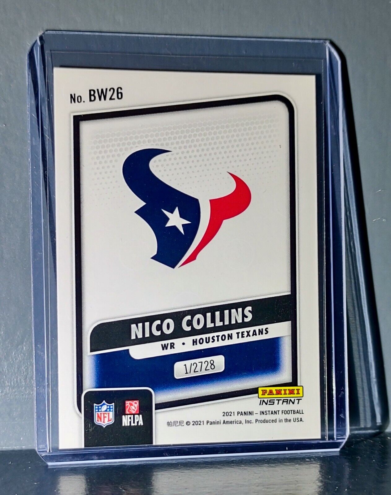 Nico Collins 2021 Panini NFL Black and White Rookies #26 Card 1/2728