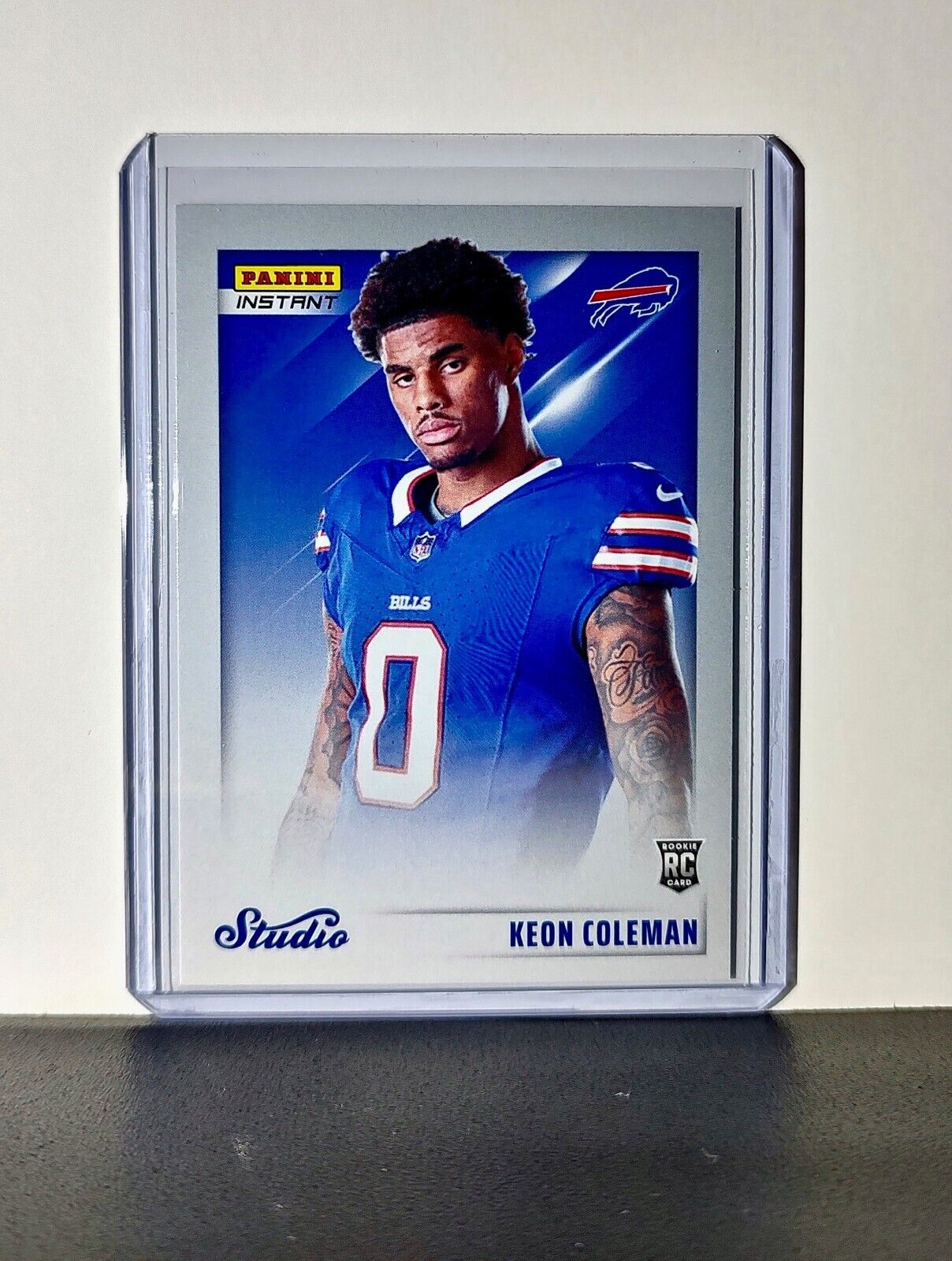 Keon Coleman 2024 Panini NFL #17 Studio Rookies Football Card Bills 1/1672