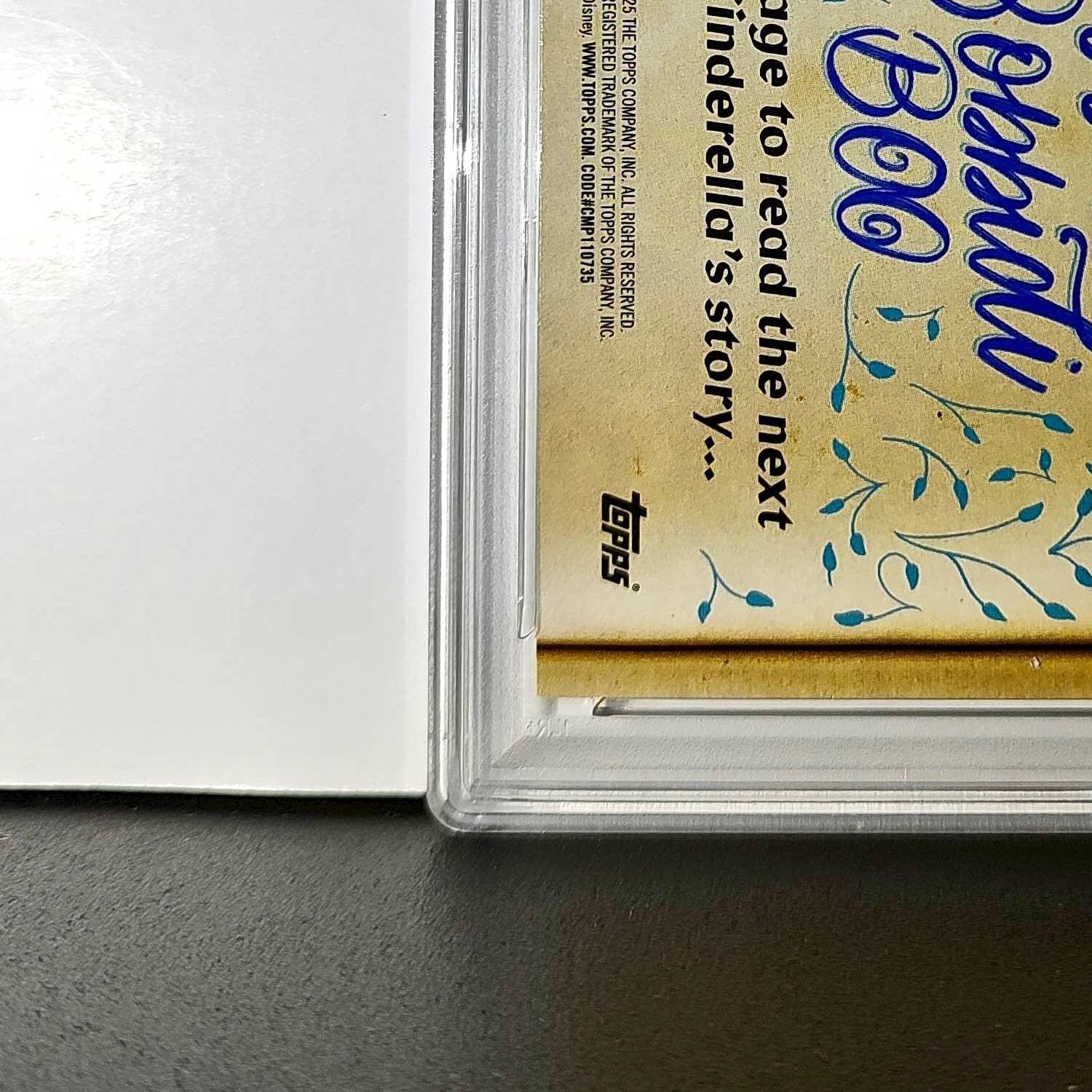 The magic words make a new dress! 2025 Topps Disney #C75-13 PSA 9