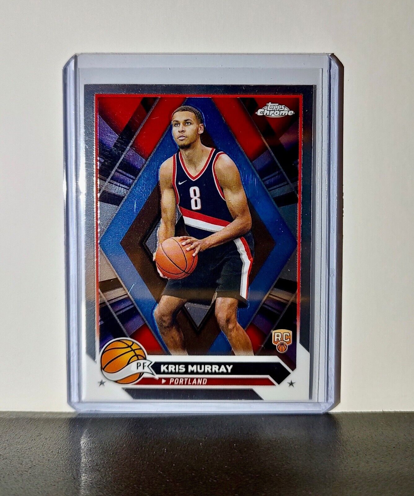 Kris Murray 2023-24 Topps Chrome NBA #84 Rookie Card Portland Trail Blazers