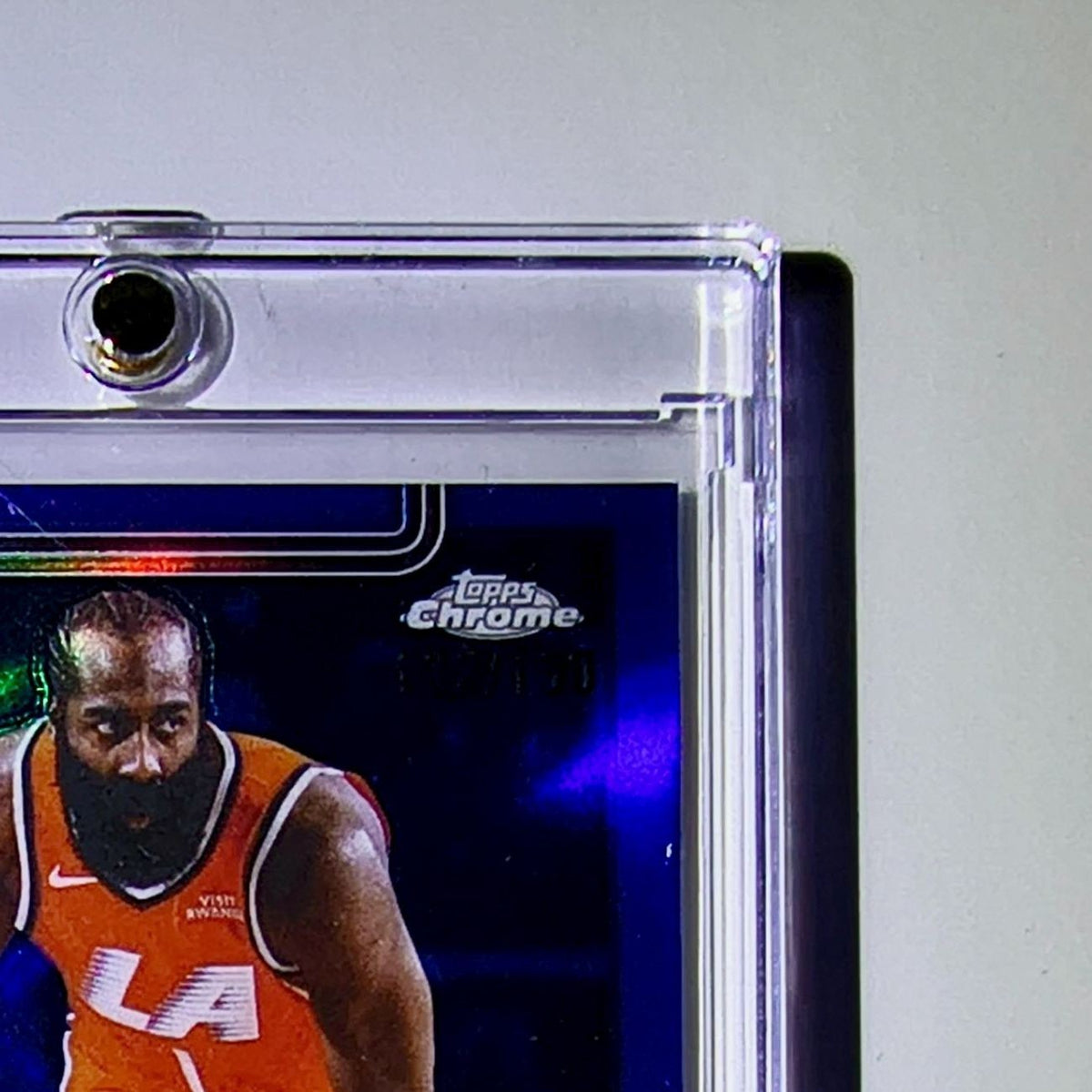 James Harden 2025-26 NBA Topps Chrome Update #33 Blue Refractor 132/150 Clippers