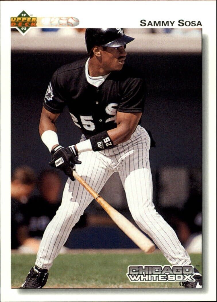 Sammy Sosa 1992 Upper Deck MLB #438 Baseball Card Chicago White Sox