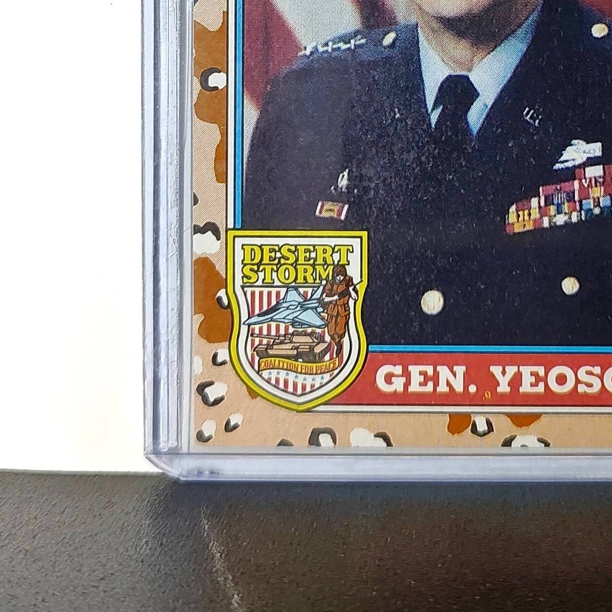 General John Yeosock 1991 Topps Desert Storm #161 Card