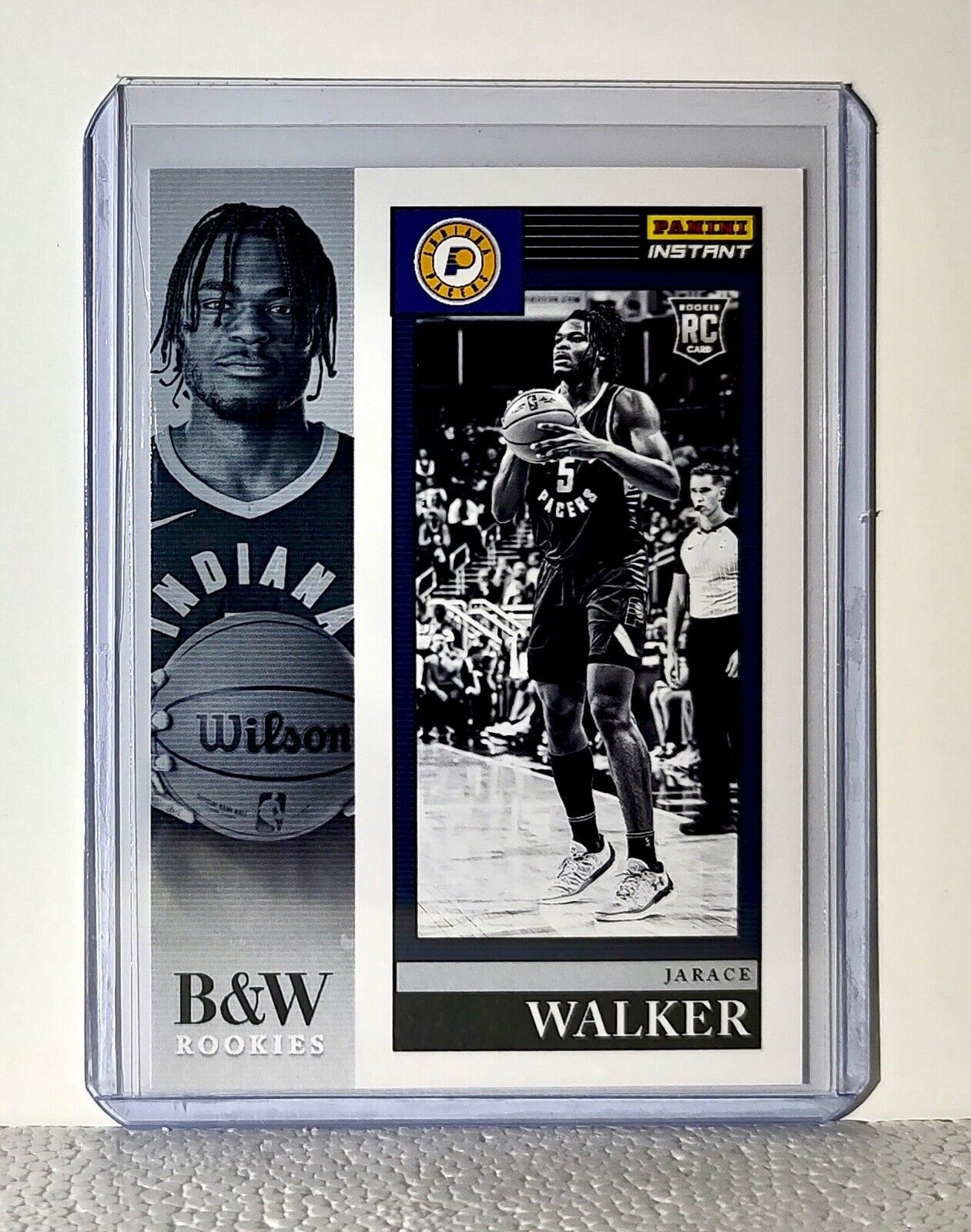 Jarace Walker 2023-24 Panini NBA #27 Black and White Rookies Card 1/326