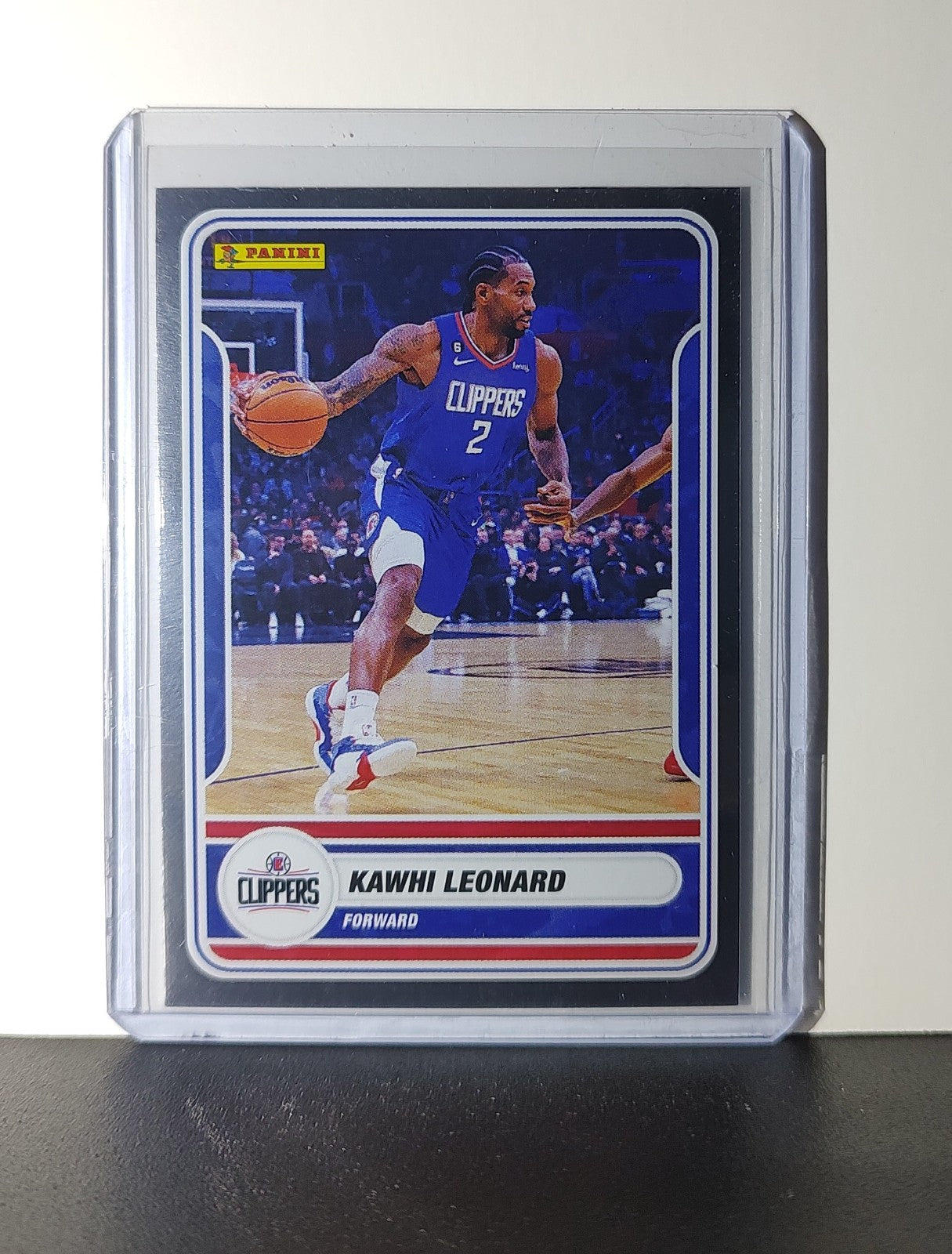 Kawhi Leonard 2023-24 Panini NBA Sticker Foil Card #5 Los Angeles Clippers