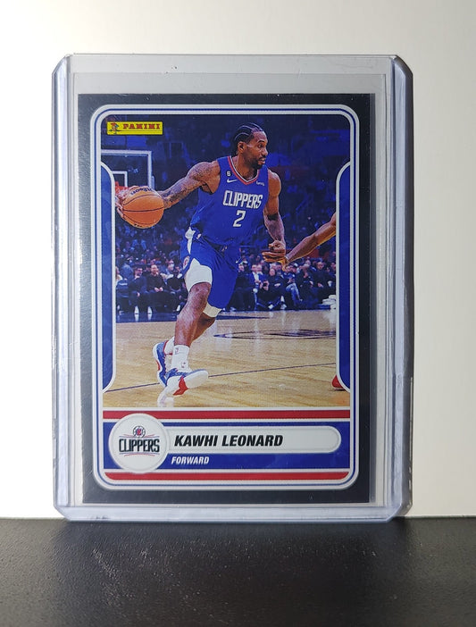 Kawhi Leonard 2023-24 Panini NBA Sticker Foil Card #5 Los Angeles Clippers