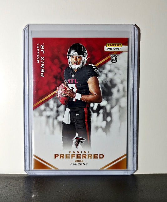 Michael Penix Jr. 2024 Panini Preferred NFL #21 Rookie Card Falcons 1/335