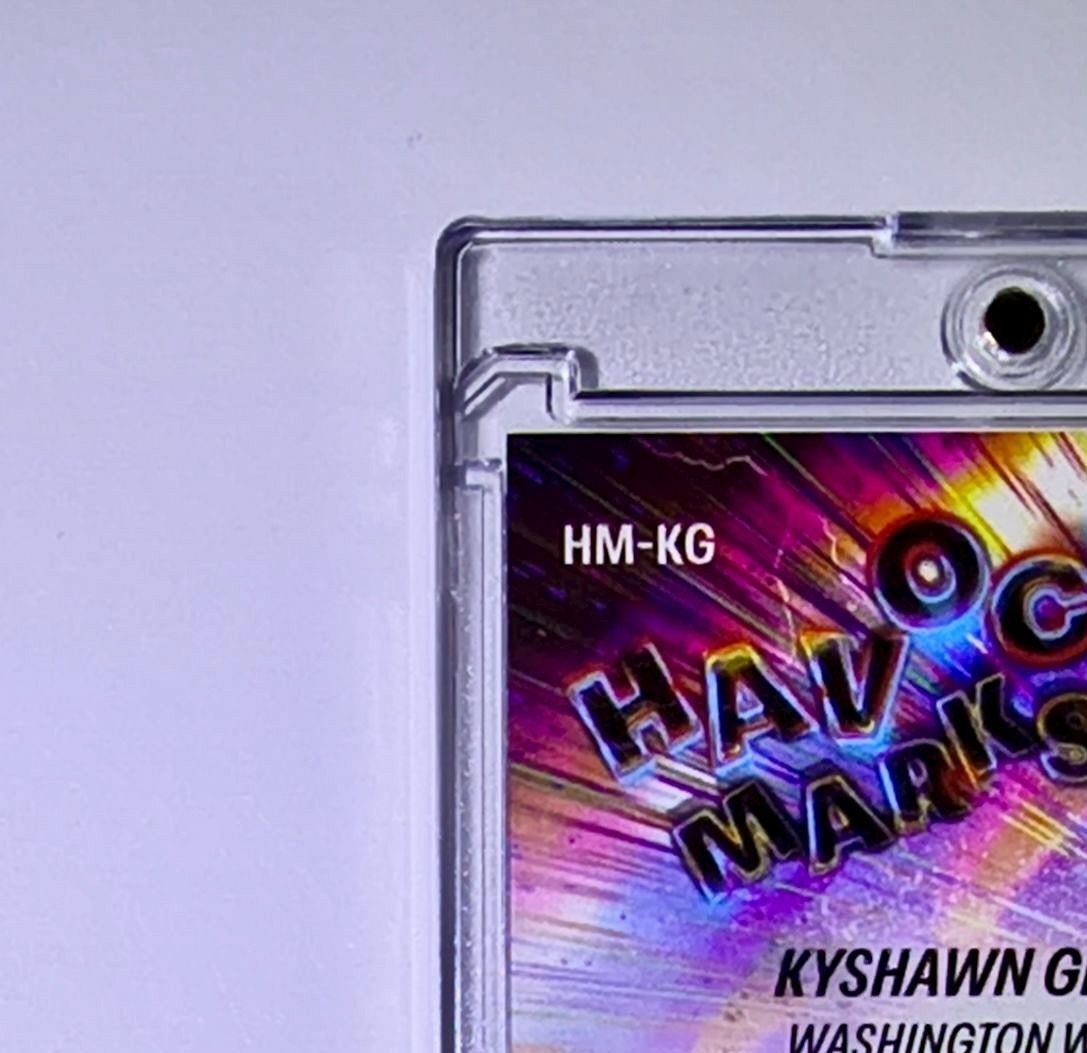 Kyshawn George 2025-26 NBA Topps Chrome Update #HM-KG Havoc Marks Refractor Auto