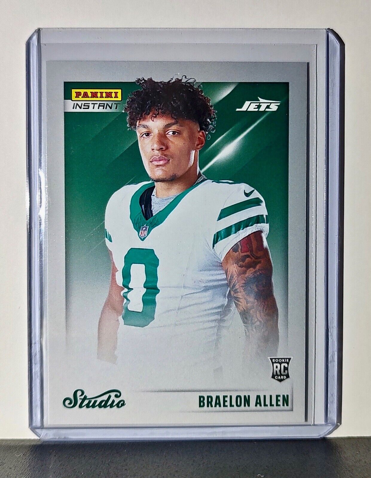 Braelon Allen 2024 Panini NFL Studio Rookies #4 Card New York Jets 1/1672