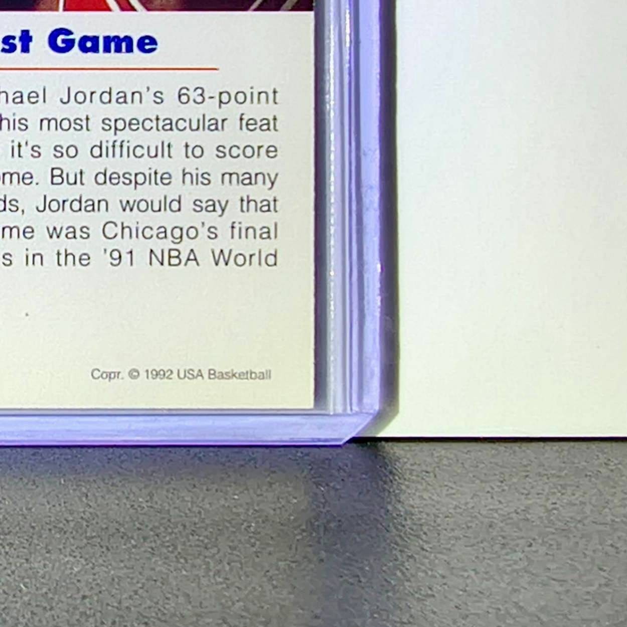 Michael Jordan 1992 SkyBox USA #40 Basketball Card Chicago Bulls