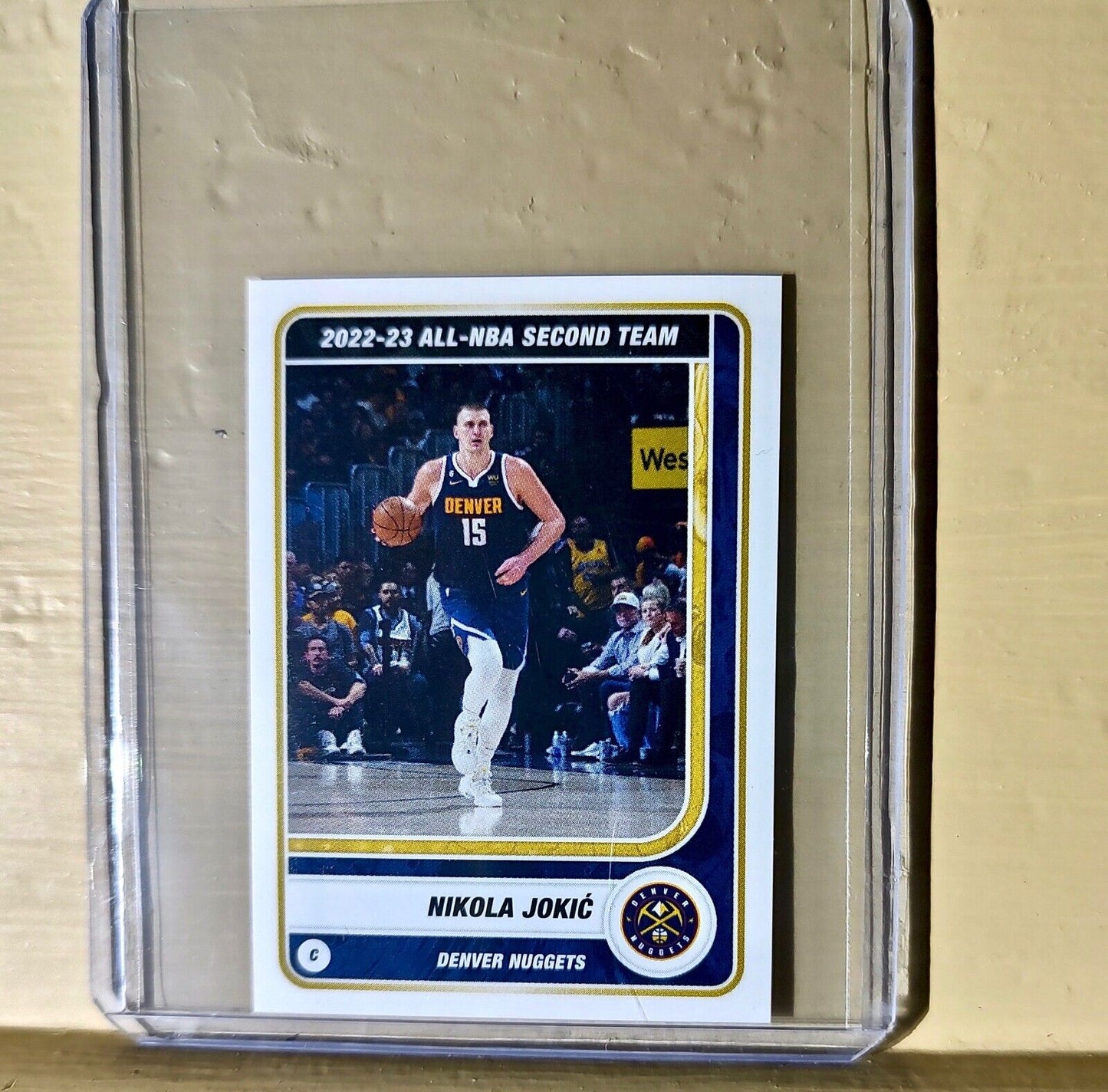 Nikola Jokić 2023-24 Panini NBA Basketball #9 Sticker All-NBA 2nd team