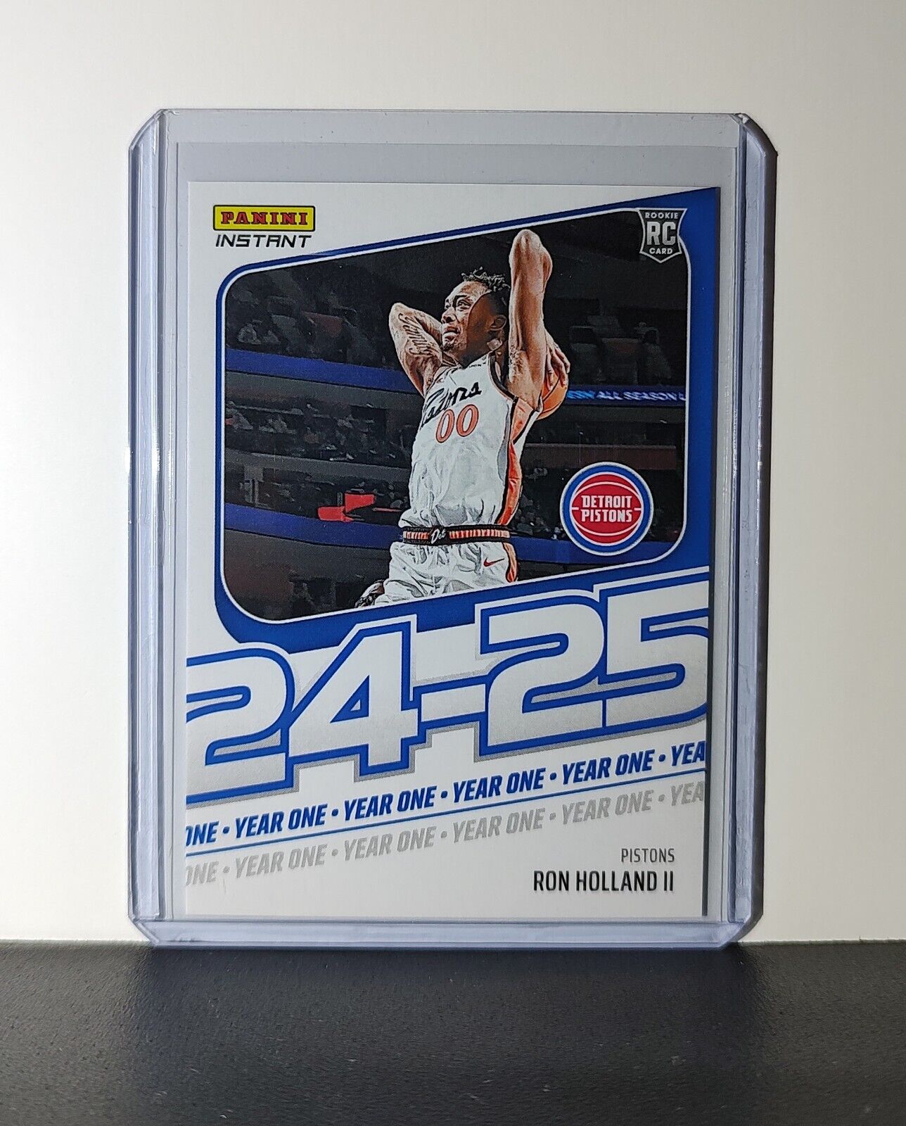 Ron Holland II Rookie Card 2024-25 Panini Year One #5 Basketball Pistons 1/613