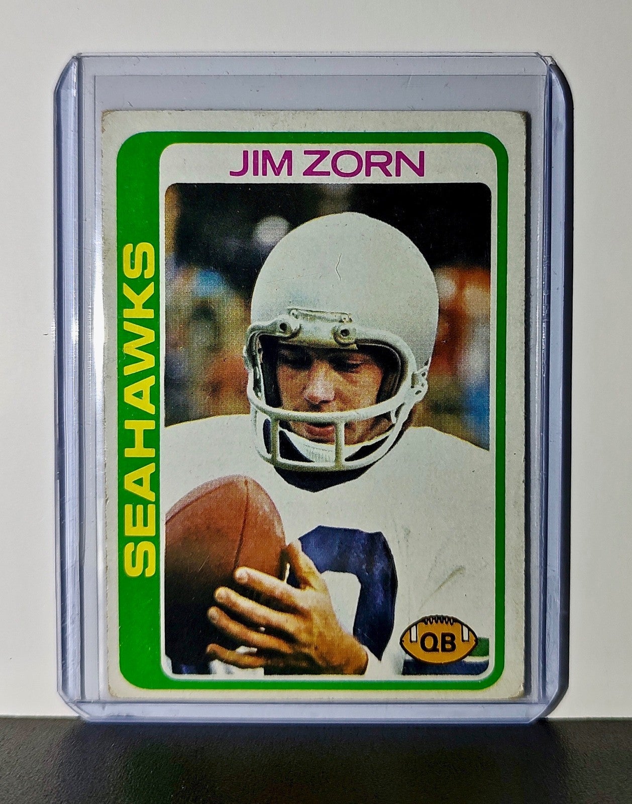 Jim Zorn 1978 Topps NFL #383 Card Seattle Seahawks