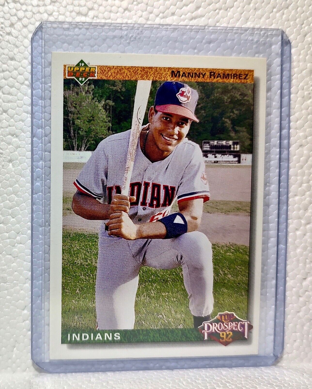 Manny Ramirez 1992 Upper Deck MLB #63 Top Prospect Card Kinston Indians