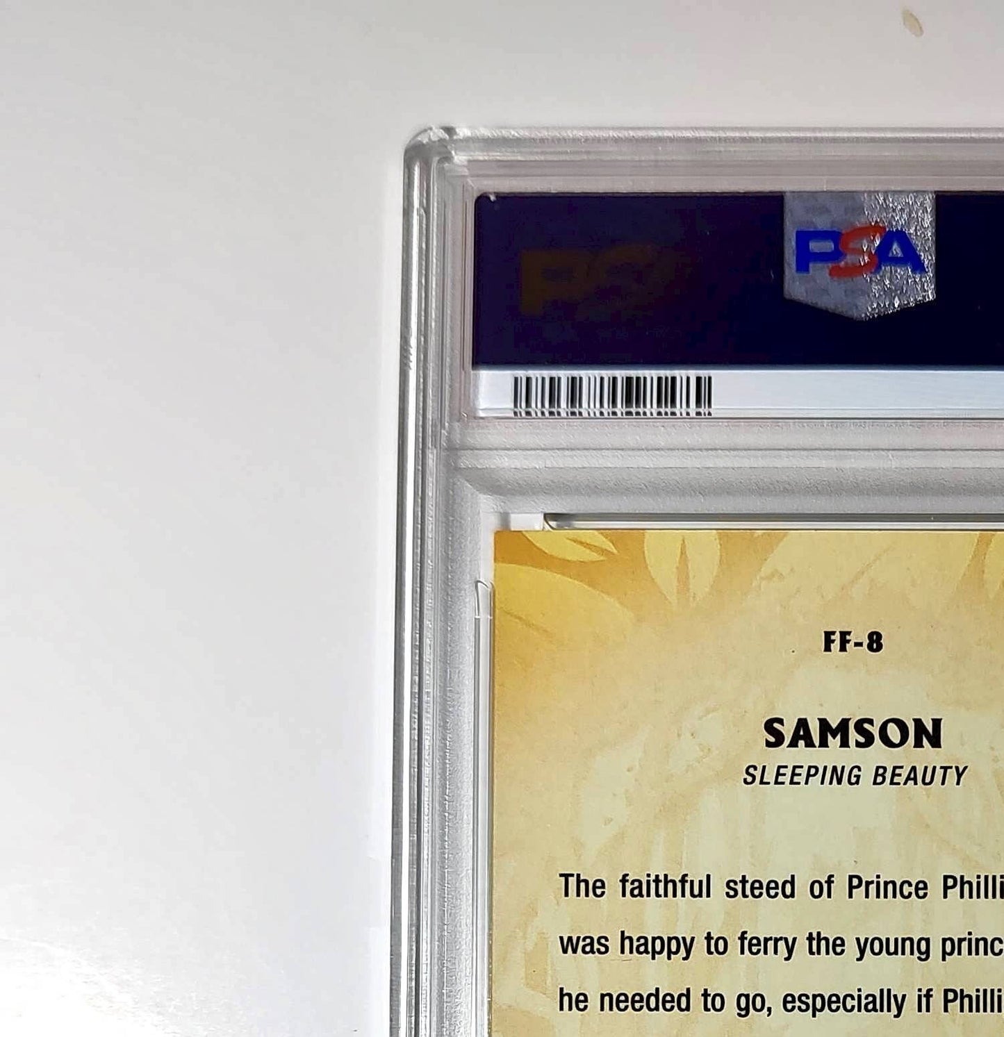 Samson 2025 Topps Disney #FF-8 Furry Friends Card Sleeping Beauty PSA 9 MT