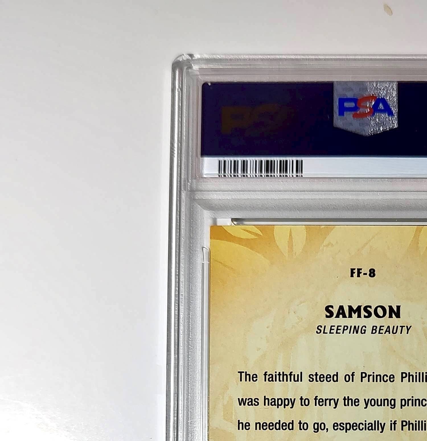 Samson 2025 Topps Disney #FF-8 Furry Friends Card Sleeping Beauty PSA 9 MT