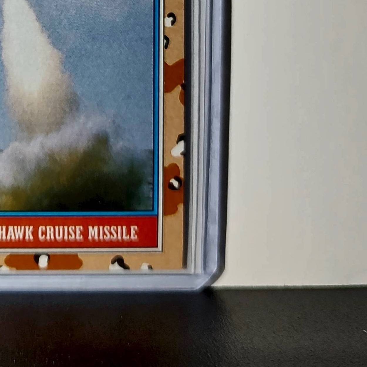 Tomahawk Cruise Missile 1991 Topps Desert Storm #167 Card