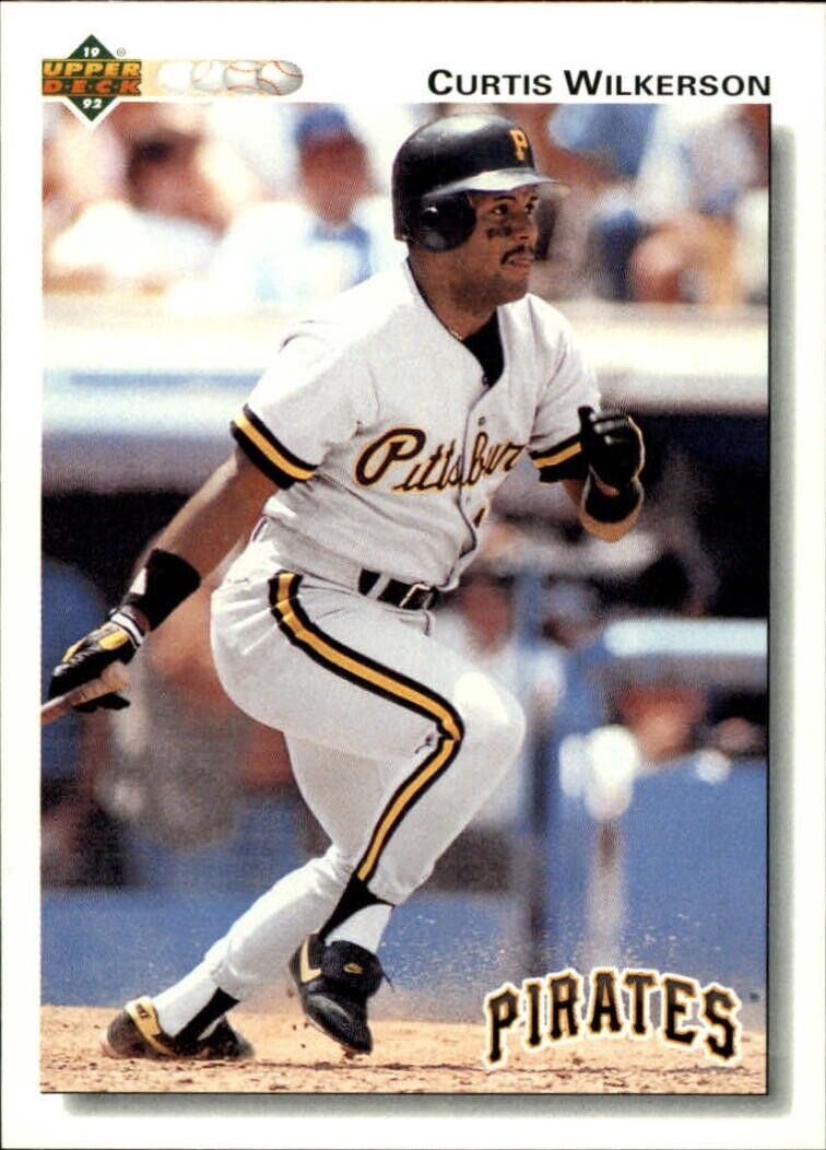 Curtis Wilkerson 1992 Upper Deck MLB #490 Baseball Card Pittsburgh Pirates