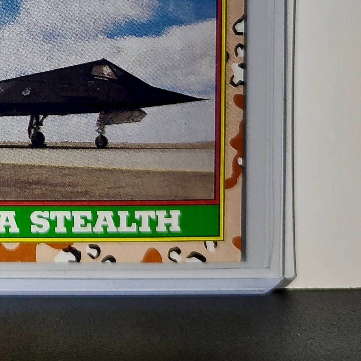 F-117A Stealth Fighter 1991 Topps Desert Storm #21 Card