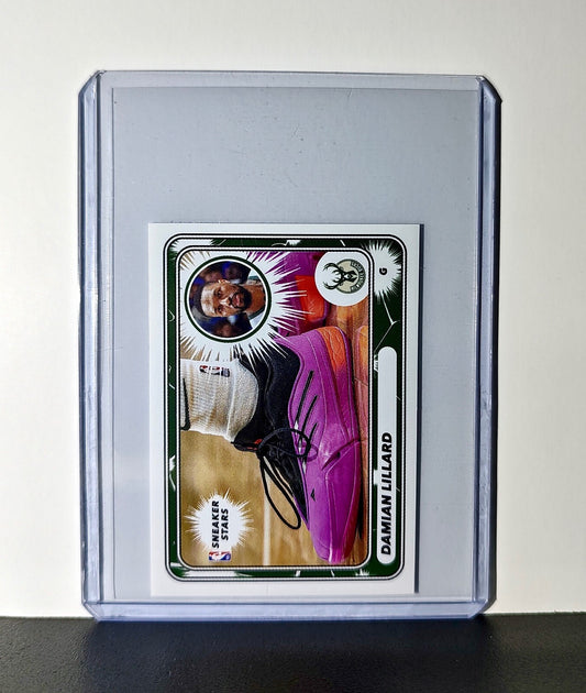 Damian Lillard Sneaker Stars 2024-25 Panini NBA #40 Sticker Card Milwaukee Bucks