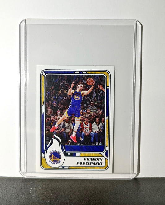 Brandin Podziemski 2024-25 Panini NBA #324 Sticker Golden State Warriors