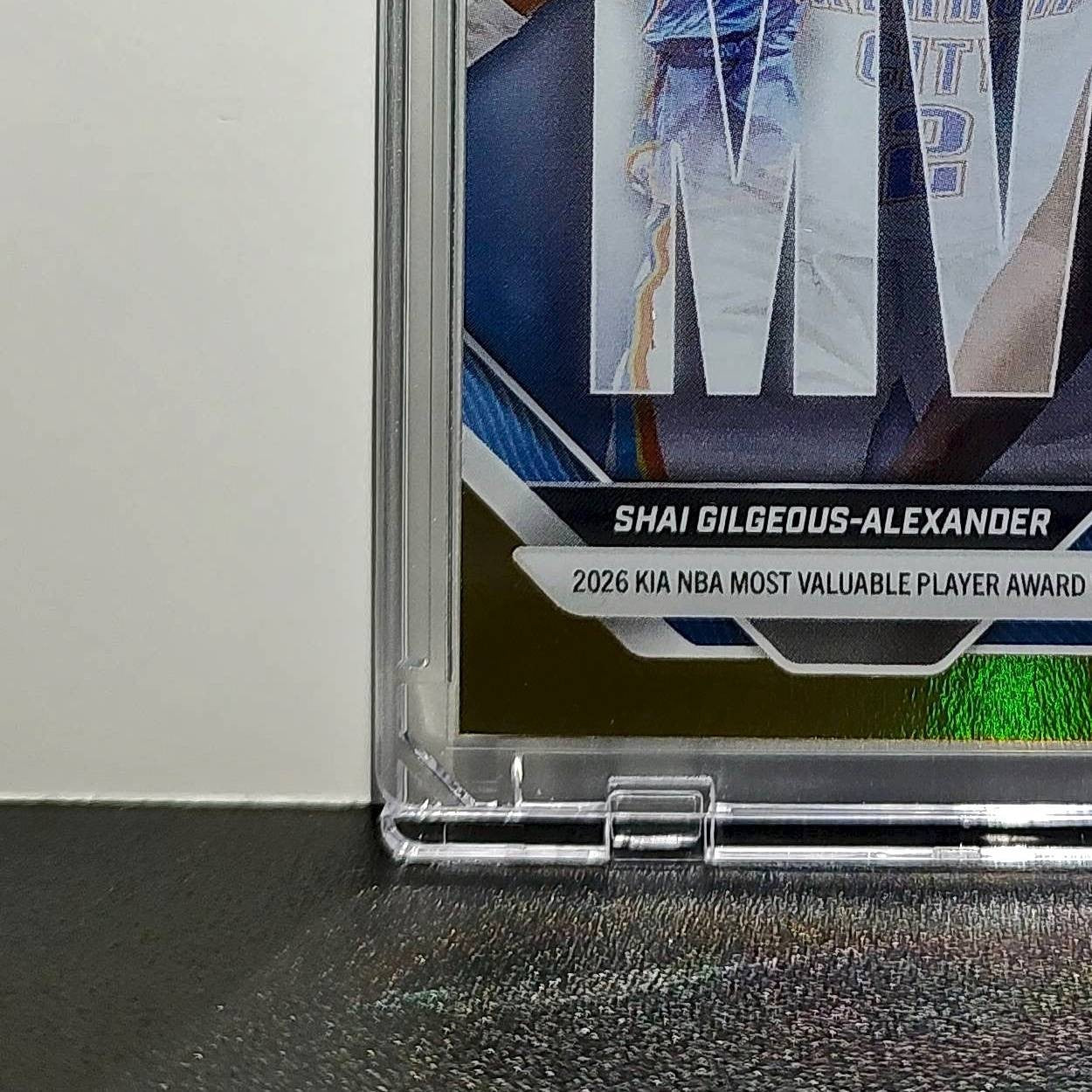 Shai Gilgeous-Alexander 2025-26 Topps MVPA Most Valuable Player 18/50 Gold Card
