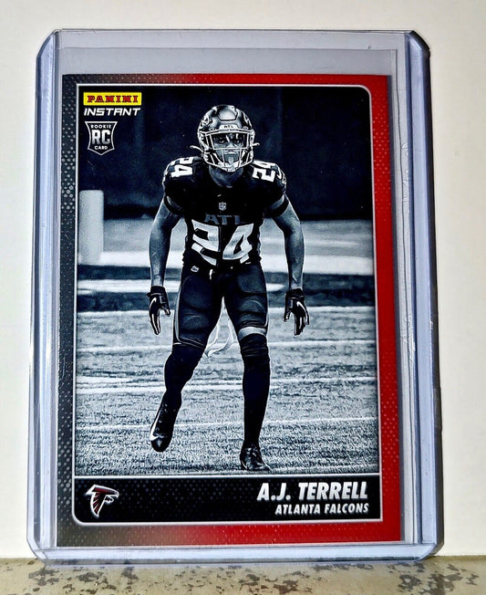 AJ Terrell 2020 Panini NFL #33 Black and White Rookies Card Falcons 1 of 518