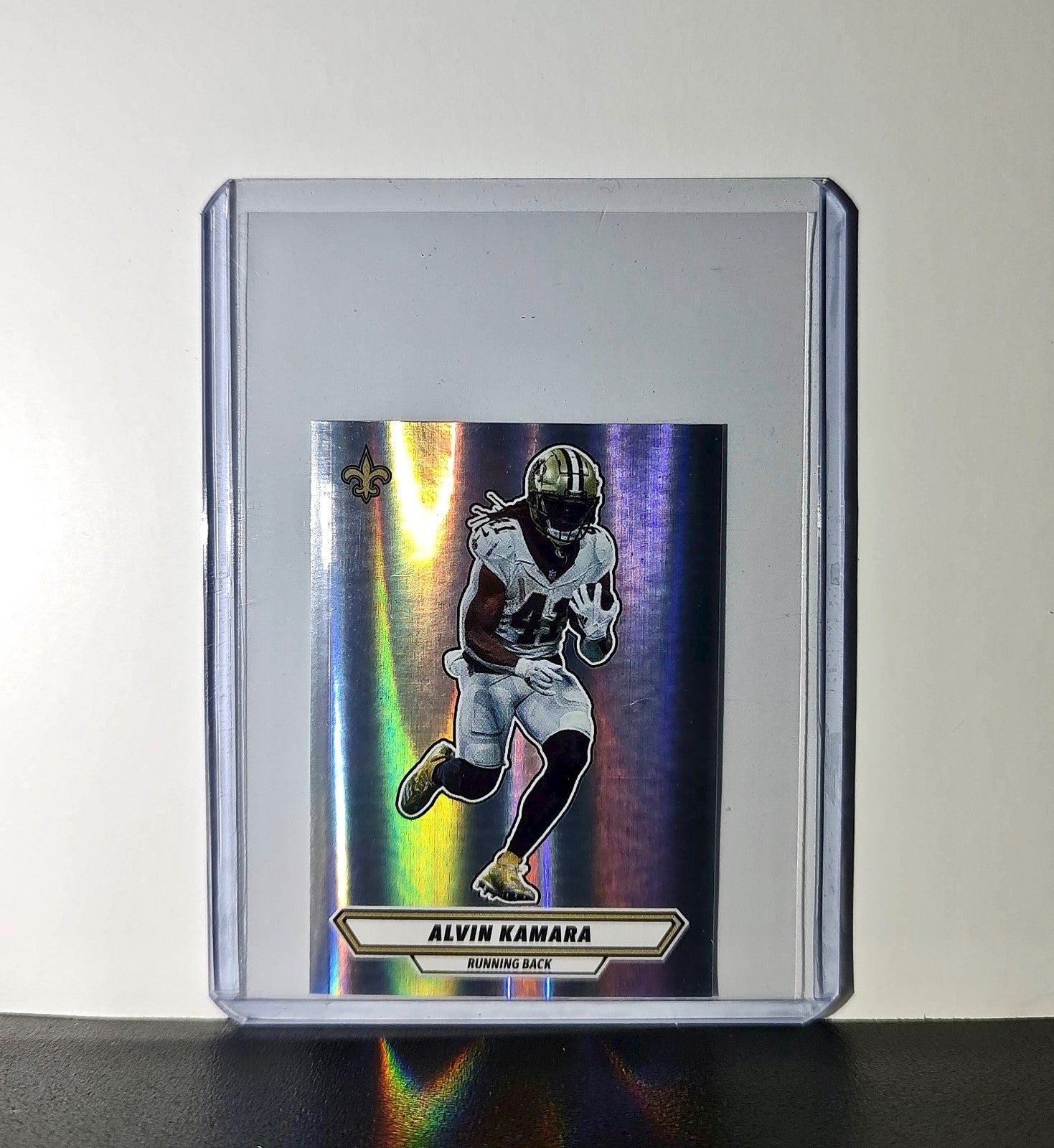 Alvin Kamara 2025 Panini NFL #469 Foil Sticker New Orleans Saints