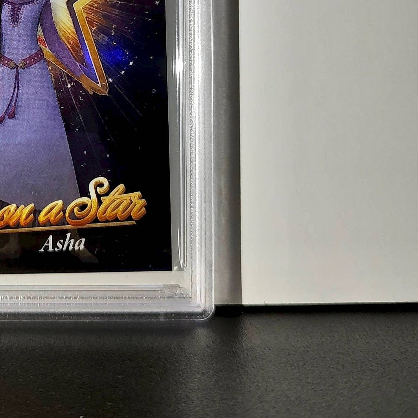 Asha 2025 Topps Chrome Disney #W-18 Wish Upon A Star Die Cut Card Wish PSA 10