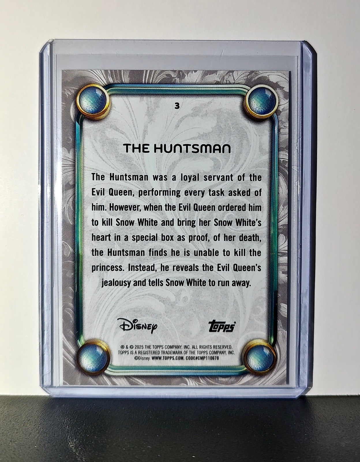 The Huntsman 2025 Topps Disney Wonder #3 Card Snow White and the Seven Dwarfs