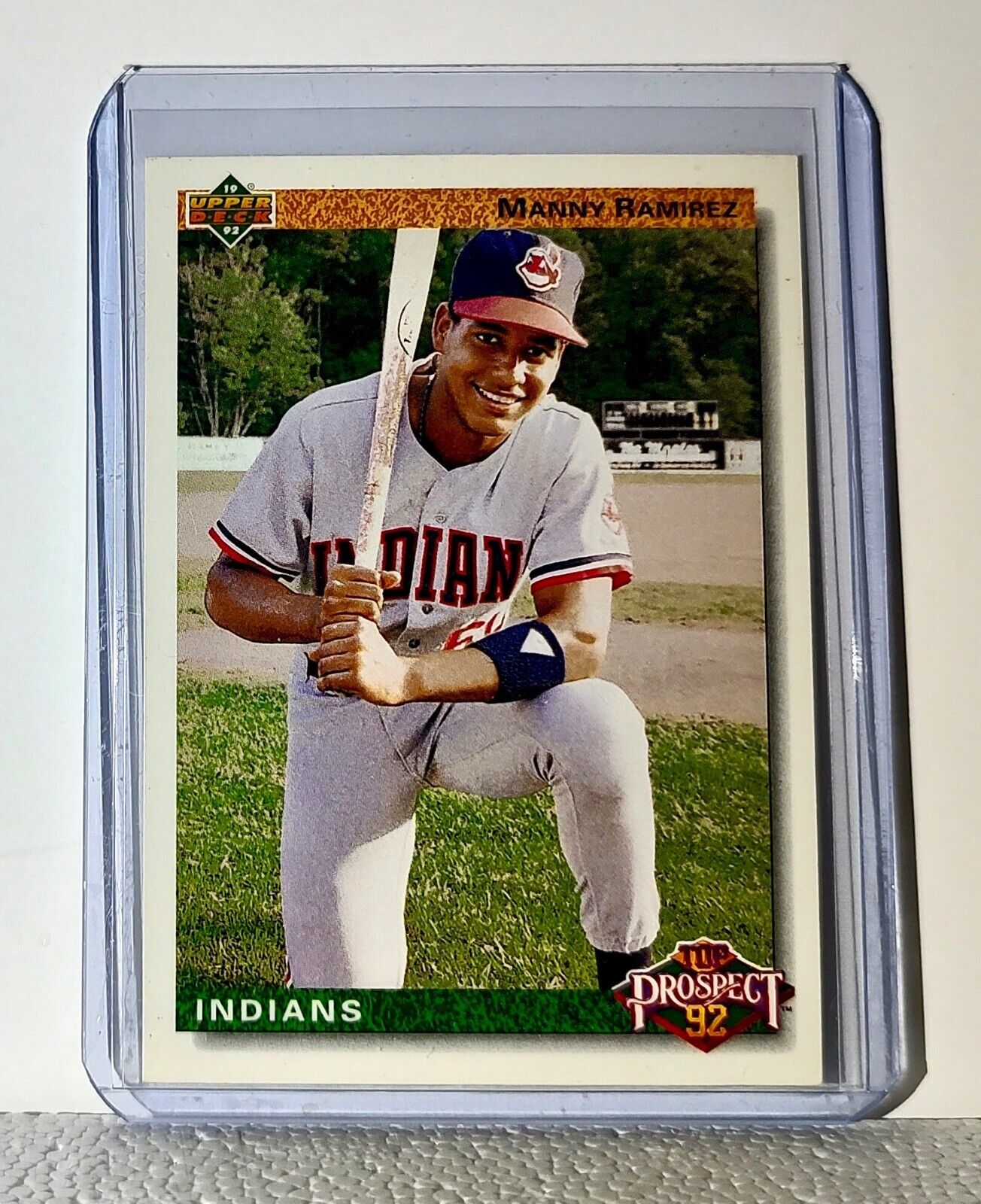 Manny Ramirez 1992 Upper Deck MLB #63 Top Prospect Card Cleveland Indians