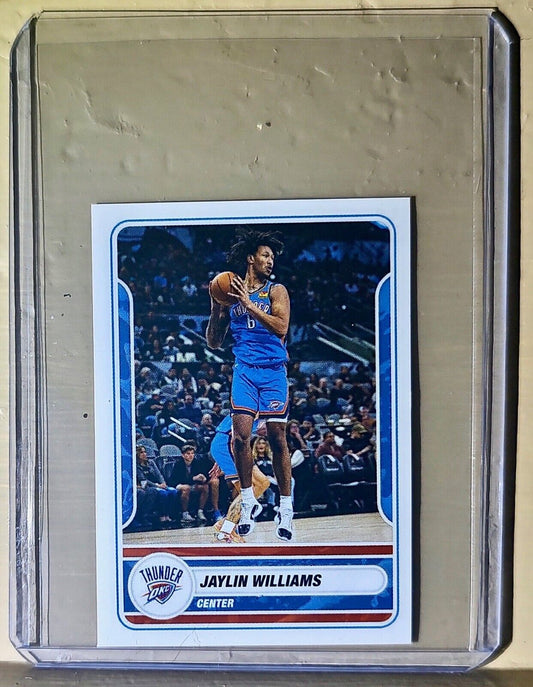 2023-24 Jaylin Williams Panini NBA Basketball #423 Sticker Oklahoma City Thunder