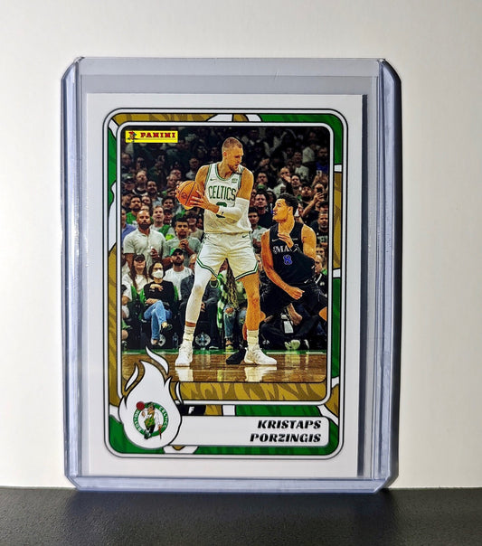 Kristaps Porzingis 2024-25 Panini NBA #61 Sticker Card Boston Celtics