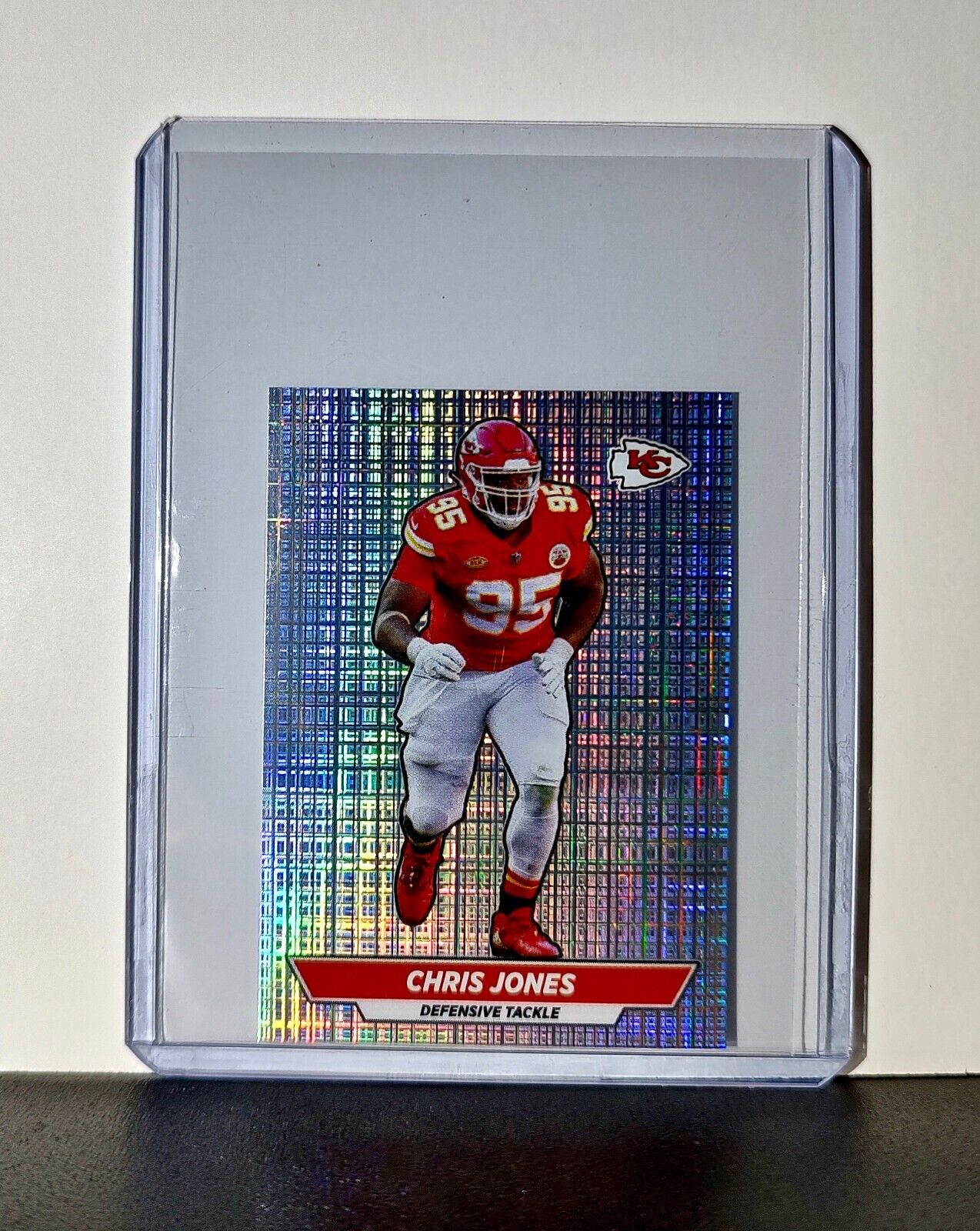Chris Jones 2024 Panini NFL Sticker #264 Foil Kansas City Chiefs