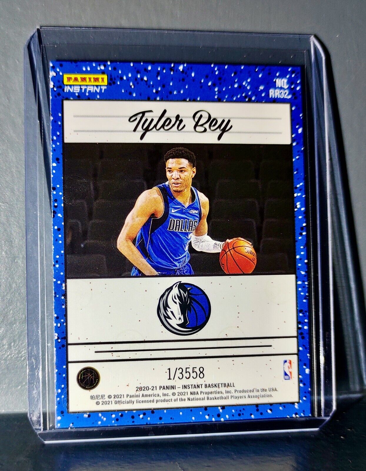 Tyler Bey 2020-2021 Panini NBA Instant #32 Rated Rookie Retro Card 1/3558